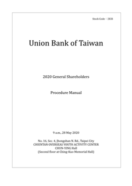 Union Bank of Taiwan