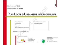 Plan Local D'urbanisme Intercommunal