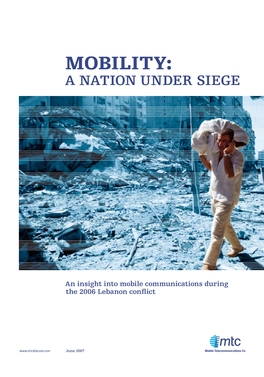 Mobility: a Nation Under Siege