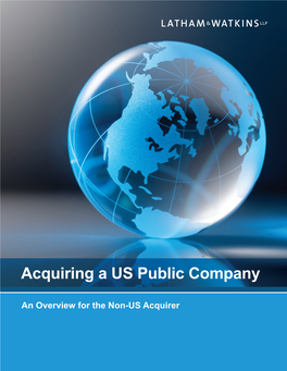 Acquiring a US Public Company