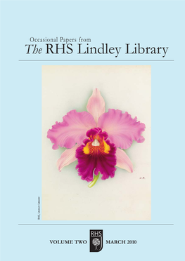 RHS Lindley Library Occasional Paper March 2010