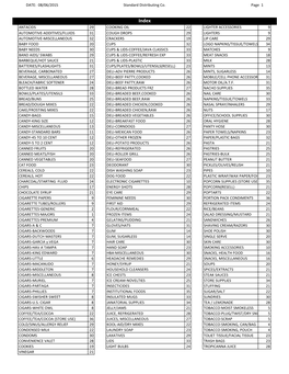 08/06/2015 Standard Distributing Co. Page 1 ANTACIDS 29 COOKING