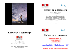 Histoire De La Cosmologie