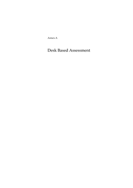 Desk Based Assessment