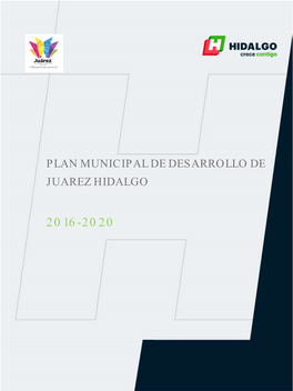 Plan Municipal De Desarrollo De Juarez Hidalgo