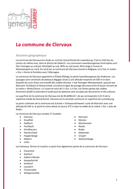La Commune De Clervaux
