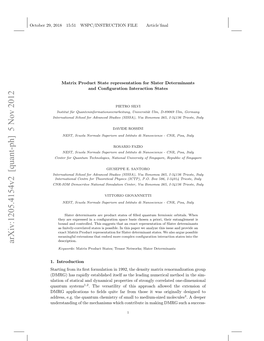 Arxiv:1205.4154V2 [Quant-Ph] 5 Nov 2012