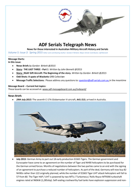 ADF Serials Telegraph News