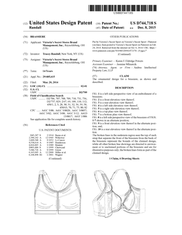 (12) United States Design Patent (10) Patent No.: US D744,718 S Randall (45) Date of Patent
