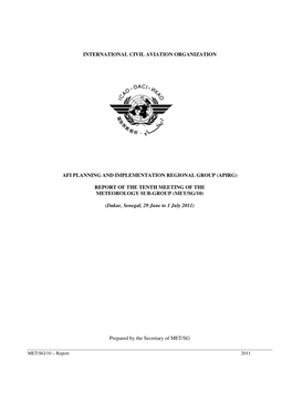 International Civil Aviation Organization Afi Planning