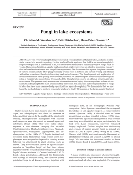 Fungi in Lake Ecosystems