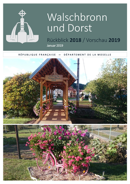 Walschbronn Und Dorst Rückblick 2018 / Vorschau 2019 Januar 2019