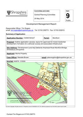 Development Land Adjacent Oaklands, Holyhead Road, Montford Bridge, Shrewsbury, Shropshire