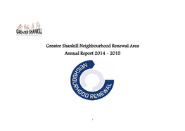 Greater Shankill Neighbourhood Renewal Annual Report 2014/15