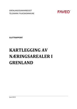 Kartlegging Av Næringsarealer I Grenland