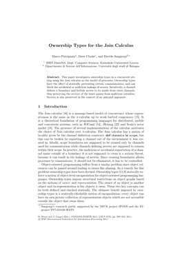 Ownership Types for the Join Calculus