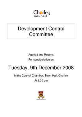 Development Control Committee Tuesday, 9Th December 2008