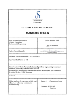 Master's Thesis