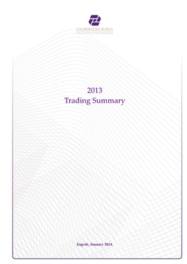 2013 Trading Summary