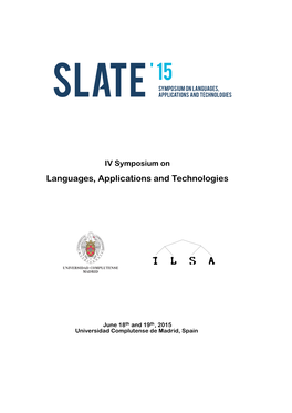 Languages, Applications and Technologies