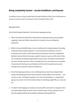 5 Discussion & Third Task Stopping Reactivity.Pages