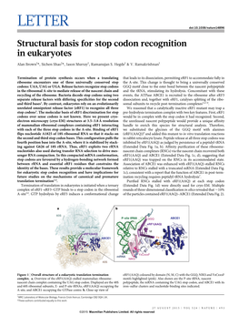 LETTER Doi:10.1038/Nature14896