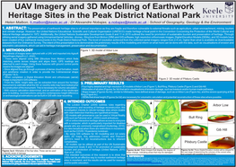 UAV Imagery and 3D Modelling of Earthwork Heritage Sites in The