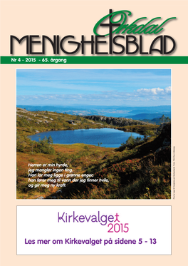 Orkdal Menighetsblad Nr 4 2015.Pdf