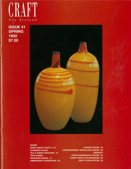 Craft New Zealand Issue 41 Spring 1992