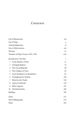 Table of Contents