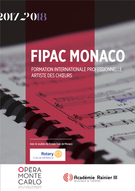 Fipac Formation Internationale Professionnelle Artiste Des Chœurs