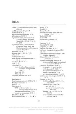 Abbott V Overstrand Municipality and 3 Others 6 Acid By-Products 154, 162–7 Acidification 34, 49 Administrative Enforcement 88