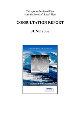 Consultation Report June 2006