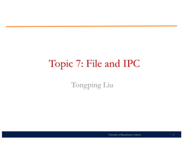 File and IPC