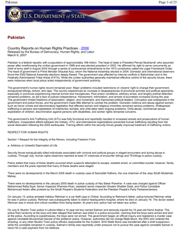 Pakistan Page 1 of 25