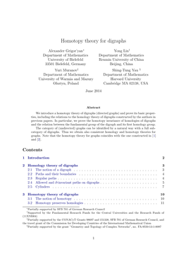 Homotopy Theory for Digraphs