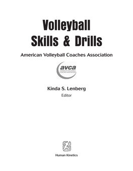 Volleyball Skills & Drills