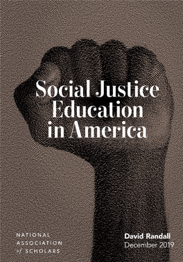 Social Justice Education in America