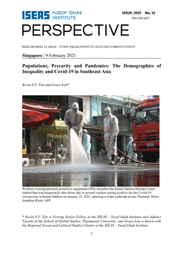 Populations, Precarity and Pandemics: the Demographics of Inequality and Covid-19 in Southeast Asia