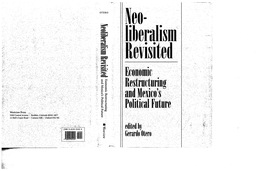 Neoliberalism Revisited NEOLIBERALISM REVISITED