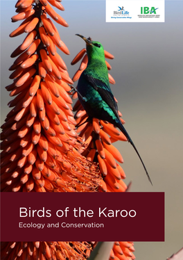 Birds of the Karoo Ecology and Conservation