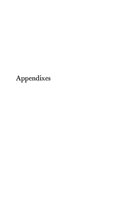 Appendixes Appendix I the 1904 'Zander' Contract