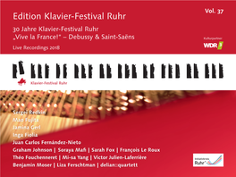 Edition Klavier-Festival Ruhr 30 Jahre Klavier-Festival Ruhr