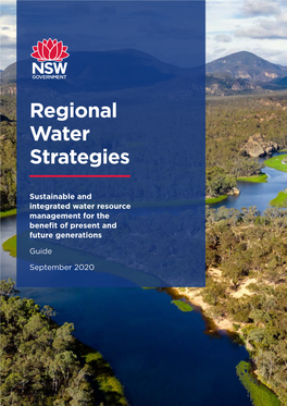 Regional Water Strategies Guide