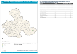 Carte Des Associations Sportives Subventionnées Par Le