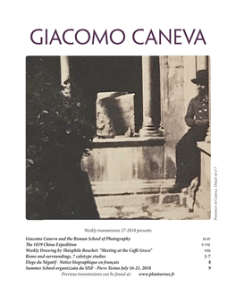 GIACOMO CANEVA 7 ° N