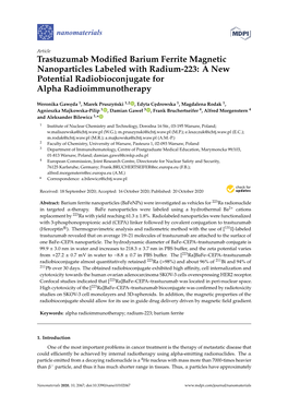 Trastuzumab Modified Barium Ferrite Magnetic