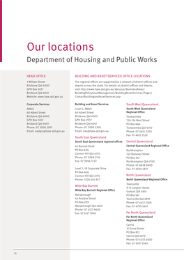 Our Locations Department of Housing and Public Works