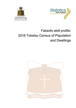 Fakaofo Atoll Profile 2016 Tokelau Census