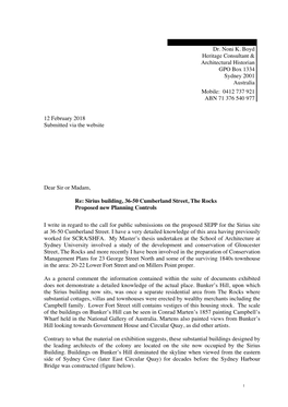 Sirius Planning Controls Letter Nboyd2